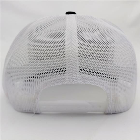Telluride Lacrosse Hat Cap Black White Embroidered Flat Bill Mesh Snapback New